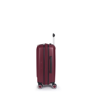 Maleta Trolley Cabina Con Bolsillo Frontal Gabol Brooklyn Burdeos 2
