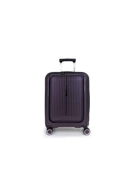 Maleta Trolley Cabina Con Bolsillo Frontal Gabol Brooklyn Morado Maleta Trolley Cabina Con Bolsillo Frontal Gabol Brooklyn Morado