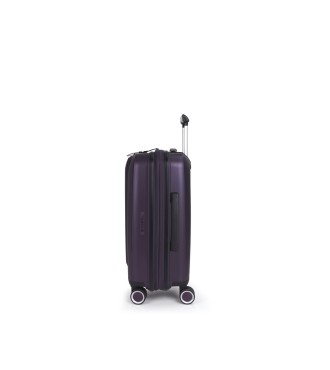 Maleta Trolley Cabina Con Bolsillo Frontal Gabol Brooklyn Morado 2