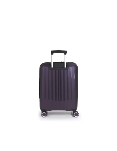 Maleta Trolley Cabina Con Bolsillo Frontal Gabol Brooklyn Morado