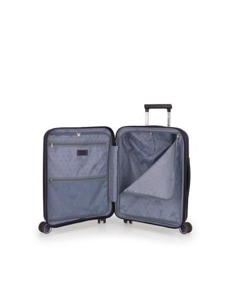 Maleta Trolley Cabina Con Bolsillo Frontal Gabol Brooklyn Morado Maleta Trolley Cabina Con Bolsillo Frontal Gabol Brooklyn Morado