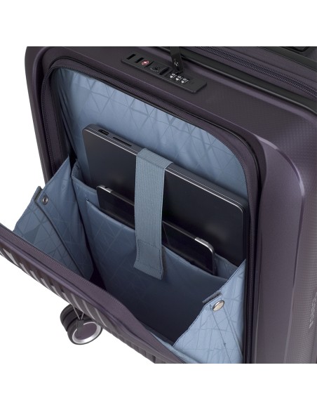 Maleta Trolley Cabina Con Bolsillo Frontal Gabol Brooklyn Morado Maleta Trolley Cabina Con Bolsillo Frontal Gabol Brooklyn Morado