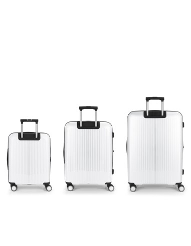 Set 3 Maletas C22-M-L Gabol Brooklyn Blanco