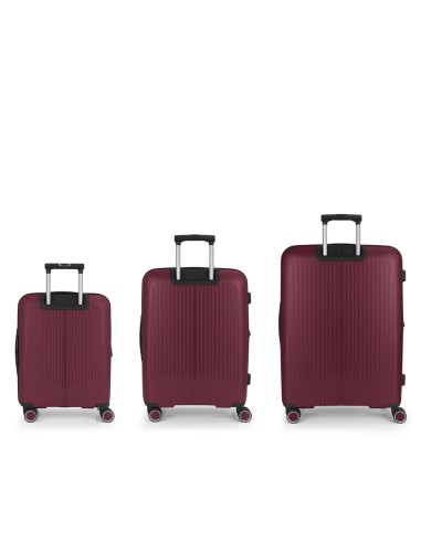 Set 3 Maletas C22-M-L Gabol Brooklyn Burdeos