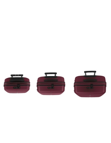Set 3 Maletas C22-M-L Gabol Brooklyn Burdeos