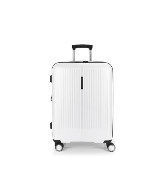 Maleta Trolley Mediano Gabol Brooklyn Blanco