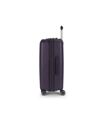 Maleta Trolley Mediano Gabol Brooklyn Morado 2