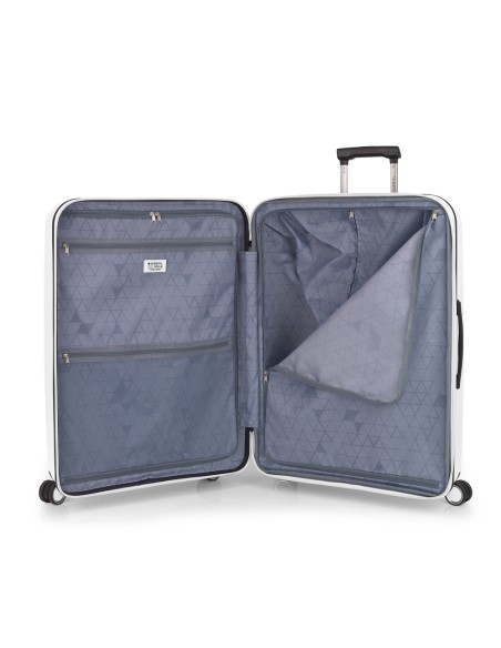 Maleta Trolley Grande Gabol Brooklyn Blanco Maleta Trolley Grande Gabol Brooklyn Blanco