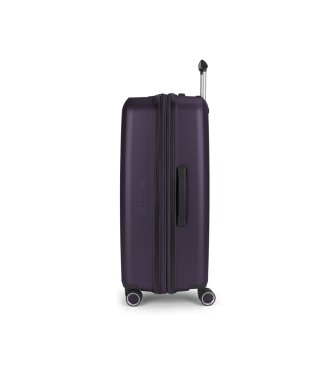 Maleta Trolley Grande Gabol Brooklyn Morado 2