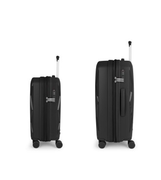 Set 2 Maletas C22-M  Gabol Infinity Negro 2