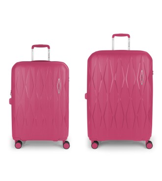 Set 2 Maletas M-L Gabol Infinity Fucsia