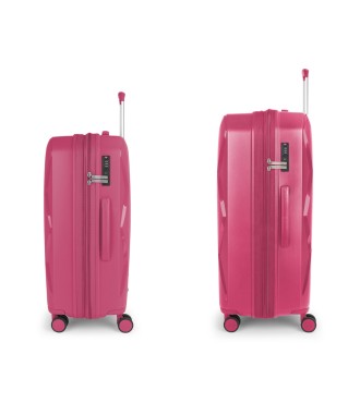 Set 2 Maletas M-L Gabol Infinity Fucsia 2