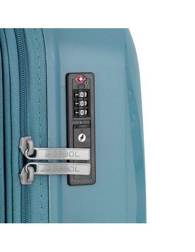 Maleta Trolley Cabina Gabol Infinity Turquesa