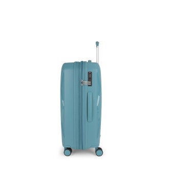 Maleta Trolley Mediano Gabol Infinity Turquesa 2