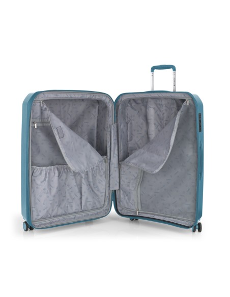 Maleta Trolley Grande Gabol Infinity Turquesa Maleta Trolley Grande Gabol Infinity Turquesa