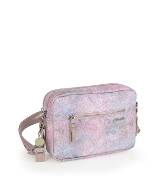 Bolso Bandolera Doble Cuadrado Gabol Nabila