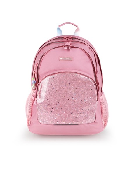 Mochila Tres Compartimentos Escolar Gabol Glam Mochilas E...