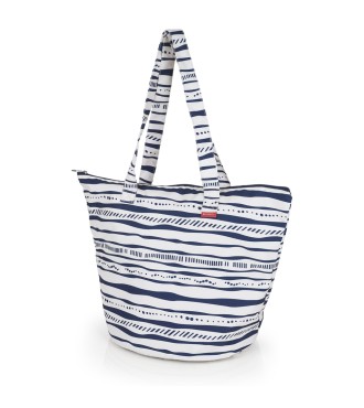 Bolso Doble Asa Larga Grande Mujer Mykonos Gabol