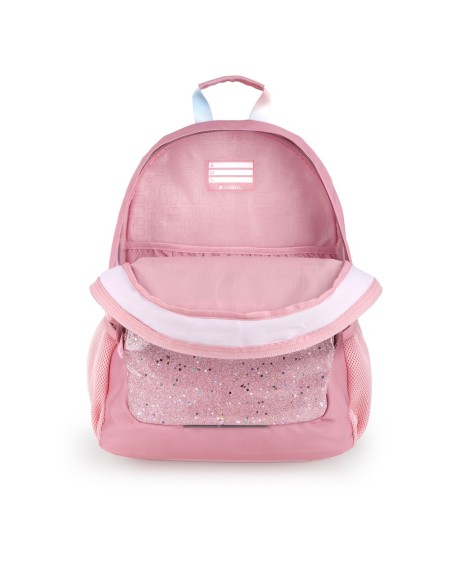 Mochila Tres Compartimentos Escolar Gabol Glam Mochilas E...