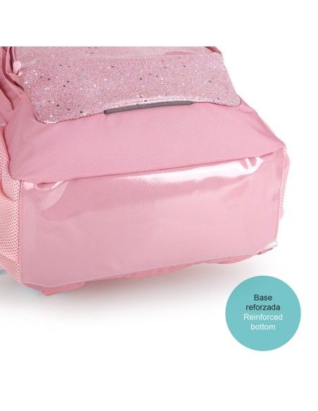 Mochila Tres Compartimentos Escolar Gabol Glam Mochilas E...