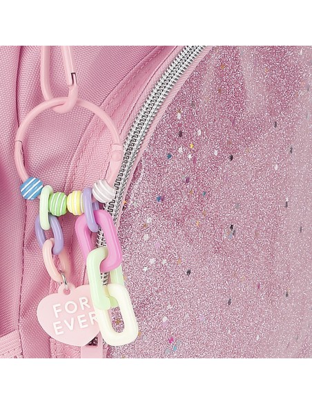 Mochila Tres Compartimentos Escolar Gabol Glam Mochilas E...
