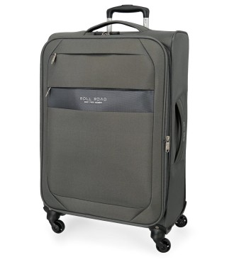5019222 TROLLEY PES 70CM.4R.ROLL ROAD ROYCE GRIS