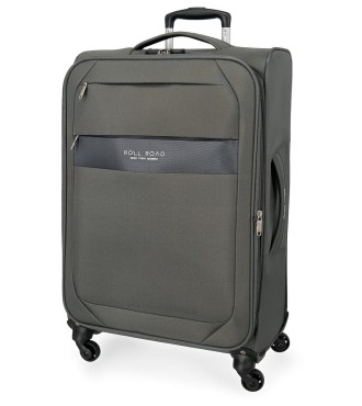 5019322 TROLLEY PES 80CM.4R.ROLL ROAD ROYCE GRIS