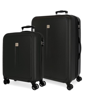 5069521 SET/2 TROLLEY  ABS 55-68CM.4R.CAMBOYA NEGRO