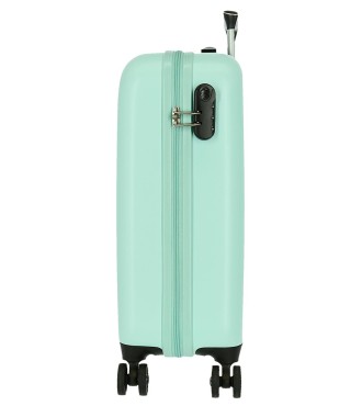 5069525 SET/2 TROLLEY  ABS 55-68CM.4R.CAMBOYA TURQUESA 2