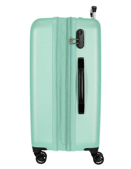 5069225 TROLLEY ABS 68CM. C/EXP. 4R.CAMBOYA TURQUESA