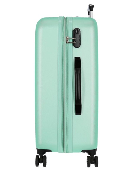 5069325 TROLLEY ABS 78CM. C/EXP. 4R.CAMBOYA TURQUESA