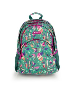 Mochila Tres Compartimentos Escolar Gabol Vida Mochilas E...