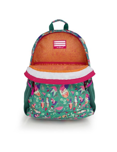 Mochila Tres Compartimentos Escolar Gabol Vida Mochilas E...