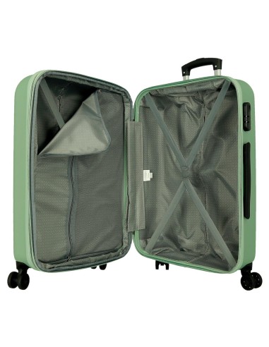 506922C TROLLEY ABS 65CM. C/EXP. 4R.CAMBOYA VERDE