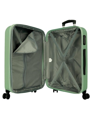 506932C TROLLEY ABS 75CM. C/EXP. 4R.CAMBOYA VERDE