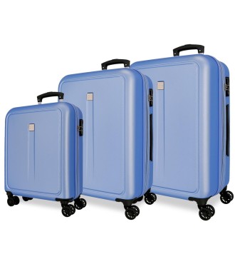 506942A SET/3 TROLLEY ABS 55-68-78CM.4R.CAMBOYA AZULÓN