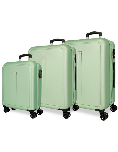 506942C SET/3 TROLLEY ABS 55-68-78CM.4R.CAMBOYA VERDE 506942C SET/3 TROLLEY ABS 55-68-78CM.4R.CAMBOYA VERDE