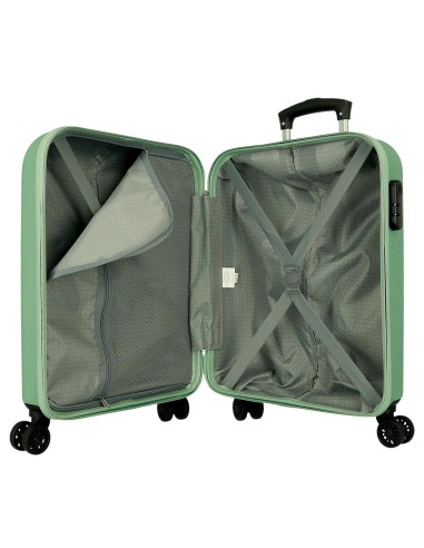 506942C SET/3 TROLLEY ABS 55-68-78CM.4R.CAMBOYA VERDE