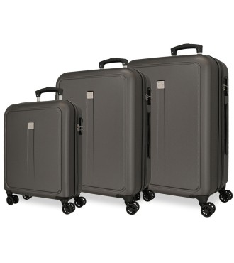 506942D SET/3 TROLLEY ABS 55-68-78CM.4R.CAMBOYA ANTRACITA