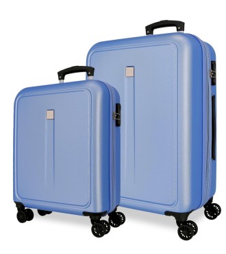 506952A SET/2 TROLLEY ABS 55-68CM.4R.CAMBOYA AZULÓN