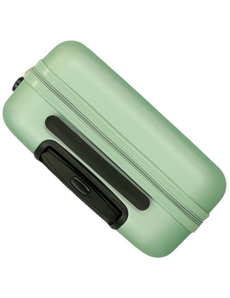 506952C SET/2 TROLLEY ABS 55-68CM.4R.CAMBOYA VERDE