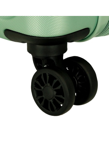 506952C SET/2 TROLLEY ABS 55-68CM.4R.CAMBOYA VERDE