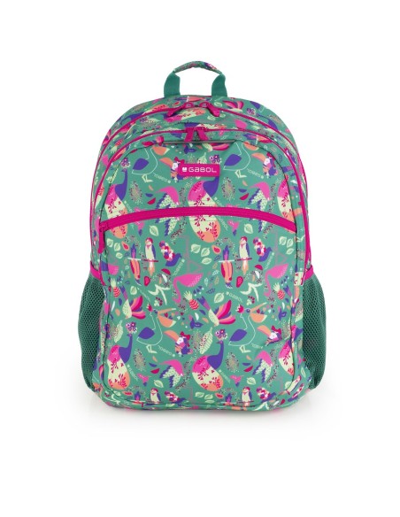 Mochila Escolar Adaptable Gabol Vida Mochilas Escolares |...
