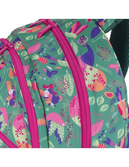 Mochila Escolar Adaptable Gabol Vida Mochilas Escolares |...