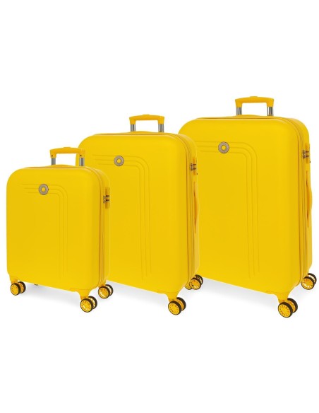 5999467 SET/3 TROLLEY  ABS 55-70-80CM.4R.MOVOM RIGA AMARILLO 5999467 SET/3 TROLLEY  ABS 55-70-80CM.4R.MOVOM RIGA AMARILLO