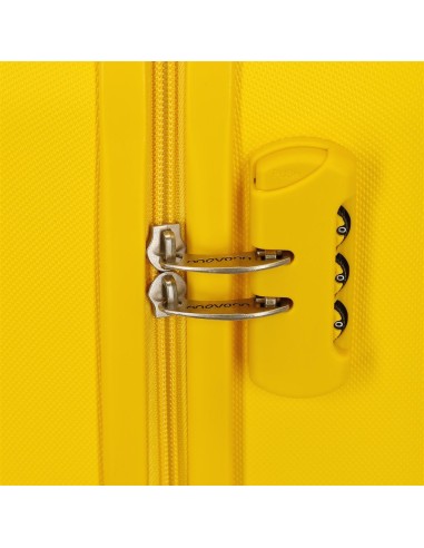 5999467 SET/3 TROLLEY  ABS 55-70-80CM.4R.MOVOM RIGA AMARILLO