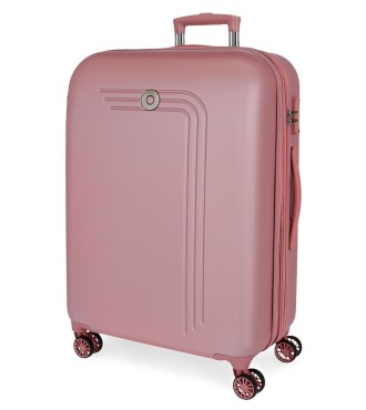 5999365 TROLLEY ABS 80CM. C/EXP. 4R.MOVOM RIGA ROSA