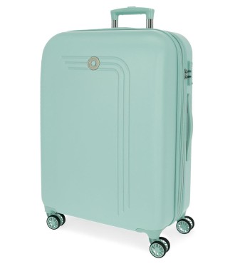 5999368 TROLLEY ABS 80CM. C/EXP. 4R.MOVOM RIGA TURQUESA