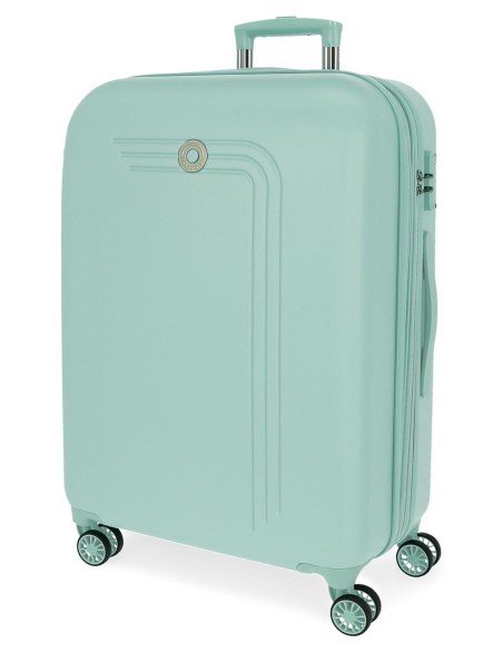 5999368 TROLLEY ABS 80CM. C/EXP. 4R.MOVOM RIGA TURQUESA