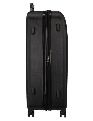 5998961 SET 2/TROLLEY ABS 55 EXP -70CM.4R.RIGA AZUL NEGRO